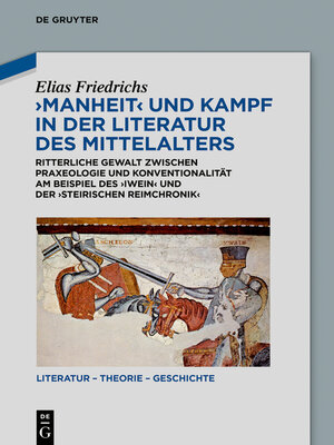 cover image of Manheit und Kampf in der Literatur des Mittelalters